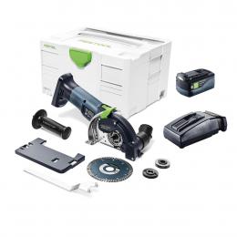 Festool DSC-AGC 18-125 FH Li EB-Basic Akku Freihandtrennsystem 125mm 18V Brushless ( 575759 ) + 1x Akku 6,2Ah + Schnellladegerät + systainer
