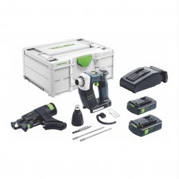 Festool DURADRIVE DWC 18-2500 C 3,1-Plus Akku Bauschrauber 18 V 18 Nm Brushless ( 576500 ) + 2x Akku 3,1 Ah + Ladegerät + Systainer ( Nachfolger von 574911 )