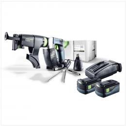 Festool DWC 18-2500 Li-Plus DURADRIVE Akku Bauschrauber 18V ( 574743 ) 18Nm Brushless im Systainer + 2x 5,2Ah Akku + Ladegerät