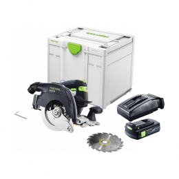 Festool HKC 55 EB-Basic Akku Handkreissäge 18 V 160 mm Brushless ( 576163 ) + 1x Akku 3,1 Ah + Ladegerät + Systainer