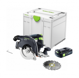 Festool HKC 55 EB-Basic Akku Handkreissäge 18 V 160 mm Brushless ( 576163 ) + 1x Akku 3,1 Ah + Systainer - ohne Ladegerät