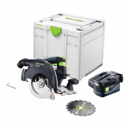 Festool HKC 55 EB-Basic Akku Handkreissäge 18 V 160 mm Brushless ( 576163 ) + 1x Akku 5,2 Ah + Ladegerät + Systainer