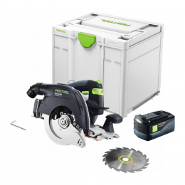 Festool HKC 55 EB-Basic Akku Handkreissäge 18 V 160 mm Brushless ( 576163 ) + 1x Akku 6,2 Ah + Systainer - ohne Ladegerät
