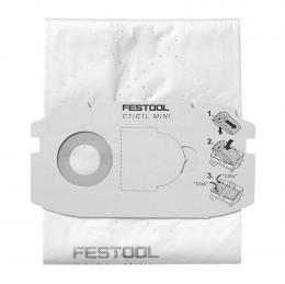 Festool SC-FIS-CT MINI/5 Filtersack 5 Stück ( 498410 ) für CTL MINI ( bis Baujahr 2018 ) 