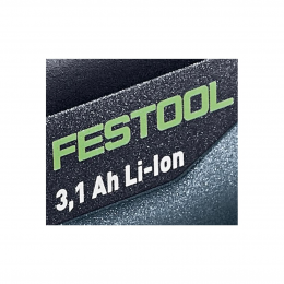 Festool SCA 8 Schnellladegerät mit Airstream Technologie ( 200178 ) + Festool BP 18 Li 3,1 CI Akkupack ( 203799 ) 18 Volt 3,1 Ah Bluetooth Akku koppelbar 