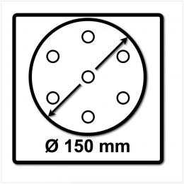 Festool Schleifteller ST-STF D150/MJ2-M8-W-HT 150 mm weich ( 202458 ) - neue Version von ( 498987 ) 