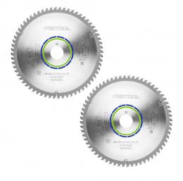 Festool Spezial Kreissägeblatt Set 2x HW 216 x 30 x 2,3 mm TF64 216 mm ( 2x 500122 ) 64 Zähne