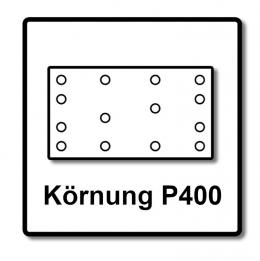 Festool STF 80x133 Schleifstreifen Granat P400 80 x 133 mm 200 Stk. ( 2x 497126 ) für Rutscher RTS 400, RTSC 400, RS 400, RS 4, LS 130