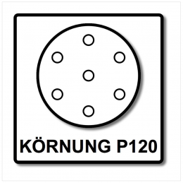 Festool STF D150/16 Schleifscheiben 150 mm Granat P120 GR / 100 Stück ( 496979 )