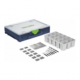 Festool Systainer SYS3 ORG M89 CE-M Organizer ( 576931 ) Sonderedition Blau + 94 tlg. CENTROTEC Zubehör Set