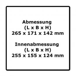 Festool T-LOC SYS MINI 3 TL MINI Systainer ( 202544 ) Kleinteile Koffer koppelbar mit SYS-MINI 1 und 3 TL