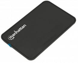 Festplattengehuse MANHATTAN Hi-Speed USB 2.0, SATA, 2.5'', schwarz