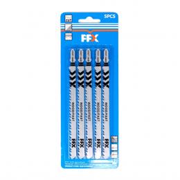FFX FFXT-344D Stichsägeblätter für Holz 5 Stück HCS 152 mm 6 TPI ( QQ0102300060 )