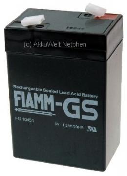 Fiamm FG10451 für APC BK200BI RBC1 RBC 1 BK 200 BI 6V 4,5Ah