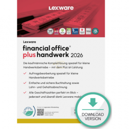 financial office plus handwerk 2026 Abonnement Lizenz   1 PC 1 Jahr (Download)