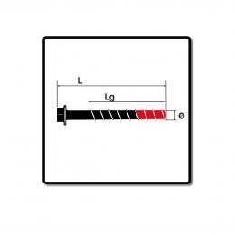 Fischer ULTRACUT FBS II A4 Betonschraube 10x100 mm 300 Stk. ( 3x 548744 ) Sechskantkopf SW15 Unterlegscheibe 45/35/15 A4 Edelstahl