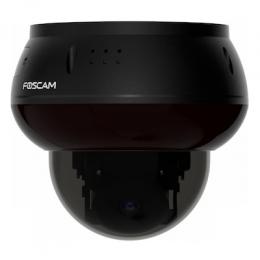 Foscam D8ET IP Überwachungskamera Schwarz 8MP (3840x2160), PoE, PT-Funktion, KI-unterstützte Erkennung, IK10 Vandalismus-Schutz