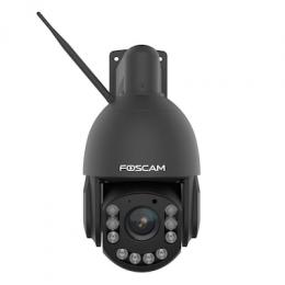 Foscam SD4H WLAN Überwachungskamera Schwarz 4MP (2560x1440), WiFi 5 Dualband, 18-facher optischer Zoom, Auto-Tracking, Pan & Tilt
