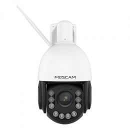 Foscam SD4H WLAN Überwachungskamera Weiß 4MP (2560x1440), WiFi 5 Dualband, 18-facher optischer Zoom, Auto-Tracking, Pan & Tilt