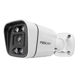 Foscam V5EP Überwachungskamera Weiß 5MP (3072x1728), PoE, Integrierter Scheinwerfer und Sirene