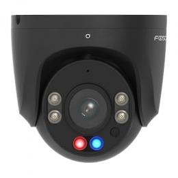 Foscam W5EP Überwachungskamera Schwarz 5MP (3072x1728), PoE, Integrierte Scheinwerfer, Rot-blaue Warnlichter und Sirene