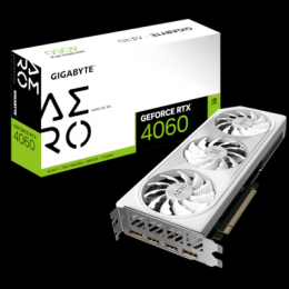 Gigabyte GeForce RTX 4060 AERO OC 8G Grafikkarte - 8GB GDDR6, 2x HDMI, 2x DP