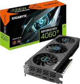 Gigabyte GeForce RTX 4060 Ti EAGLE OC 8G Grafikkarte - 8GB GDDR6, 2x HDMI, 2x DP