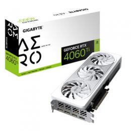 Gigabyte GeForce RTX 4060Ti AERO OC 8G Grafikkarte - 8GB GDDR6, 2x HDMI, 2x DP