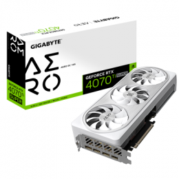 GIGABYTE GeForce RTX 4070 Ti SUPER Aero OC 16G - 16GB GDDR6X, 1x HDMI, 3x DP