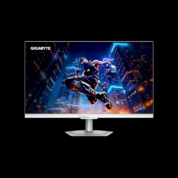 Gigabyte M27UP ICE 27 Zoll - Dual Mode Gaming Monitor Fast IPS Panel, 4K UHD 160 Hz oder FHD 320 Hz, 1ms, HDMI 2.1, DP, USB-C, KVM