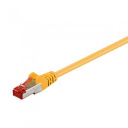 Goobay 1,5m CAT 6 Patchkabel, S/FTP (PiMF), Gelb