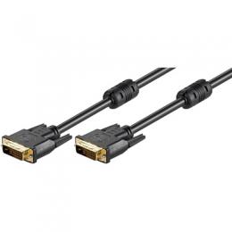 Goobay 1,8m DVI-D FullHD Kabel Dual Link, Schwarz
