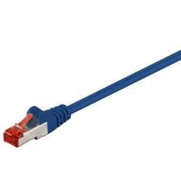 Goobay 20m CAT 6 Patchkabel, S/FTP (PiMF), blau