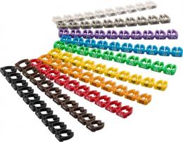 Goobay 72515 Kabelmarker-Clips Ziffern 0-9
