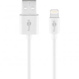 goobay Apple Lightning-auf-USB-A Lade- und Synchronisationskabel, 1 m