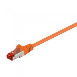 Goobay CAT 6 PK S/FTP-LAN/Netzwerkkabel, orange, 3m