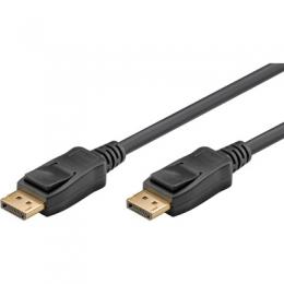 Goobay DisplayPort Verbindungskabel 2.0, schwarz, 3m