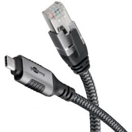 Goobay Ethernet-Kabel USB-C™ 3.1 auf RJ45, 2 m