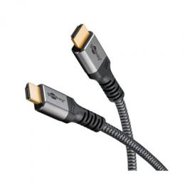 Goobay Plus High-Speed-HDMI™-Kabel mit Ethernet (4K@60Hz), 0.5m