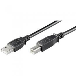 Goobay USB 2.0 Hi-Speed Kabel, Schwarz ,3m