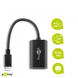 Goobay USB 3.1 (Typ C) zu VGA Adapter [USB-C™-Stecker, VGA-Buchse]