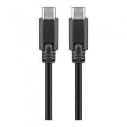 Goobay USB-C™ 3.1 Generation 1 Kabel, schwarz, 3m USB-C™-Stecker > USB-C™-Stecker