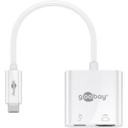 Goobay USB-C auf HDMI Adapter mit 60 W Power Delivery [USB-C™, HDMI™]