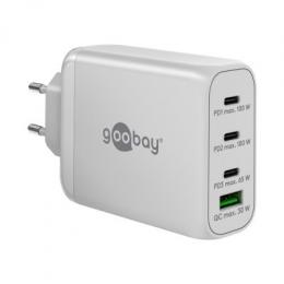 Goobay USB-C™ PD Multiport-Schnellladegerät (100 W) weiß