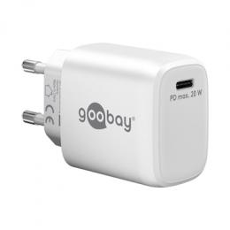 Goobay USB-C™ PD Schnellladegerät (20 W) weiß