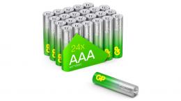GP AAA Batterie Alkaline Super, 1,5V,  24 Stück