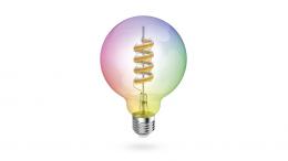 Hama Smart Home LED-Lampe, E27, Filament, RGBWW, dimmbar, WLAN, Matter