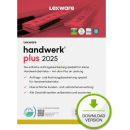 handwerk plus 2025 Abonnement Lizenz   1 PC 1 Jahr (Download)