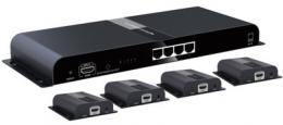 HDBitT HDMI Extender/Splitter mit IR, ,8-Port, 120m