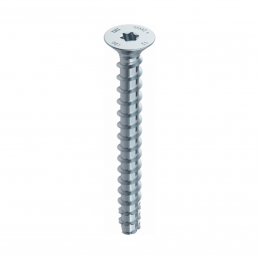 HECO MULTI MONTI plus F Schraubanker 6,0 x 80 mm 200 Stück ( 4x 48501 ) Betonschraube, Senkkopf, T-Drive, verzinkt blau, A2K